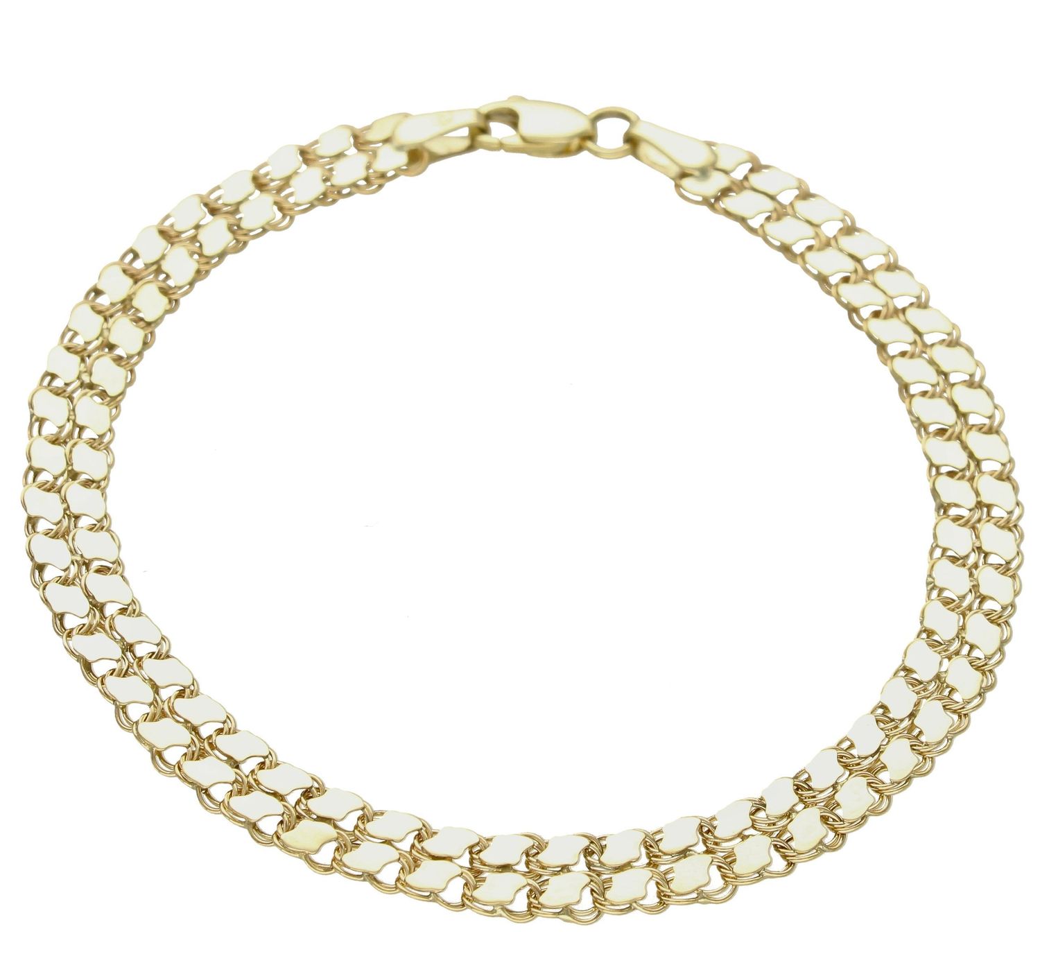 Bransoletka złota 333 podwójny biżuteryjny splot BR 1217 333. Bransoletka złota damska. Złota bransoletka na rękę. Złota bransoletka damska klasyczna. Bransoletka damska idealna na prezent. Damska bransoletka złota na każdą o (1).jpg